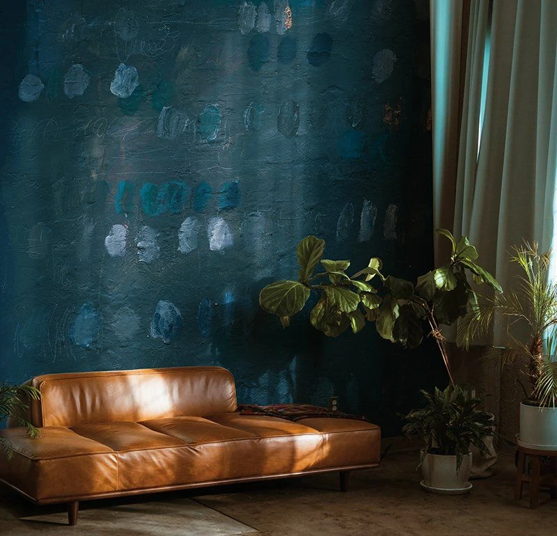 Marks on Blue